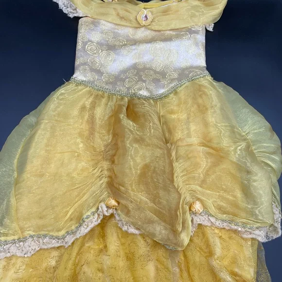 Disney | Costumes | Disney Parks Girls Belle Princess Medium Dress Costume  | Poshmark